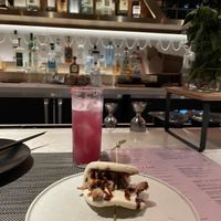 Bao slider and Lychee please!!  at PLANTA Queen in New York City