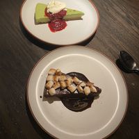 Matcha Cheesecake and S’more’s Pie  at PLANTA Queen in New York City
