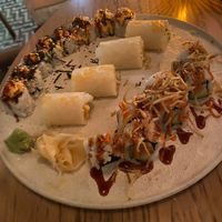 3 types of sushi  #Veganuary at PLANTA Queen in New York City