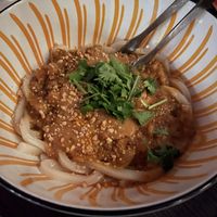 Dan Dan noodles  at PLANTA Queen in New York City