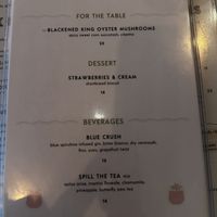 Menu  at PLANTA Queen in New York City