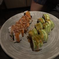 Firecracker Roll (left) & Drogon Roll (right)  at PLANTA Queen in New York City