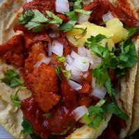 Taco de pastor 🔥 at Taco Grass in Mexico City