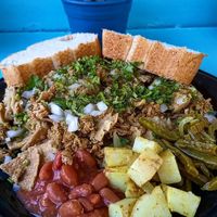 Chilaquiles + complementos 🌱 at Taco Grass in Mexico City