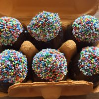 6 hollow Easter eggs with hundreds and thousands -really tasty chocolate   at Vegan Chocolate Co - Online delivery in Dulwich Hill