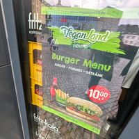 sign at Veganland in Siegen
