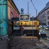 Outdoors at Square Burger in Copenhagen