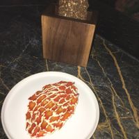 Carrot 🥕 snack at the bar at Eleven Madison Park in New York City