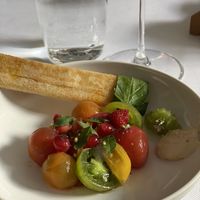 Tomato salad at Eleven Madison Park in New York City