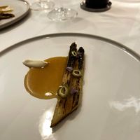White asparagus   at Eleven Madison Park in New York City