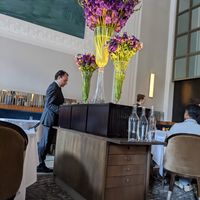 Flowers at Eleven Madison Park in New York City