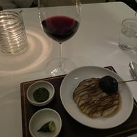 SHIITAKE MUSHROOM
With Rice and Sansho Peppercorn
Cerbaiona, Rosso di Montalcino. Tuscany, Italy 2020  at Eleven Madison Park in New York City