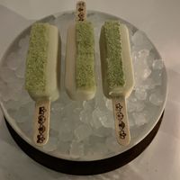 APPLE
With Tonka Bean Ice Cream and Maple  at Eleven Madison Park in New York City