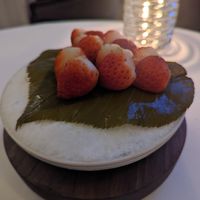 Strawberries - not as flavoursome as they could've been at Eleven Madison Park in New York City