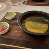 Lime cilantro crema, rice, pico  at Eleven Madison Park in New York City