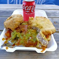 Awesomeness! at Harbour Lights Fish & Chips in Falmouth