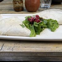 The wrap from one angle  at Etnofood in Oaxaca