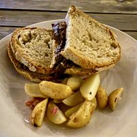 Sándwich de mole  at Etnofood in Oaxaca
