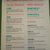 Focacia was yummy and huge! at Zion in Wied Il-ghajn