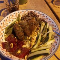 Falafel bowl at Zion in Wied Il-ghajn