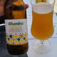 Fantastic lemon beer at Vale Madres in Rota