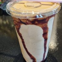 Caffeine smoothie with vegan protein😍 at Daily Dose in Long Beach