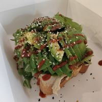 Avocado toast at Daily Dose in Long Beach