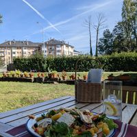 Vegan ensalada del dia at Casa del Barrio in Sarria