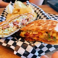 Buffalo Mac Crunchwrap  at Subculture Vegan Deli & Provisions  in Albany