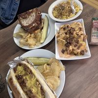 Philly cheesesteak, Reuben sandwich, fries, and Mac and cheese  at Subculture Vegan Deli & Provisions  in Albany