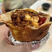 Cheesy chorizo potato burrito  at Subculture Vegan Deli & Provisions  in Albany