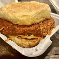 Wing burger  at Subculture Vegan Deli & Provisions  in Albany