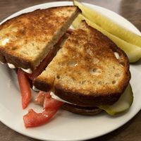 BLT (with pickles instead of lettuce!)  at Subculture Vegan Deli & Provisions  in Albany