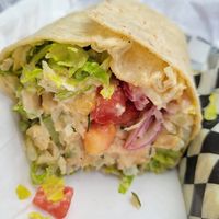 Jackfruit tuna wrap at Subculture Vegan Deli & Provisions  in Albany