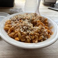 Macaroni with buffalo seitan  at Subculture Vegan Deli & Provisions  in Albany