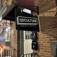 Sign  at Subculture Vegan Deli & Provisions  in Albany