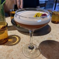 Elderflower plum gimlet  at Yeah Boy in Windsor