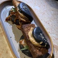 Yummy Charcoal Bao with quinoa crumbed tofu. So good!  at Yeah Boy in Windsor