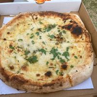 Three cheese pizzaa  at Piante Pizza in Brisbane