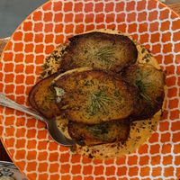 Maghrebi Potatoes at Mazal in Los Angeles