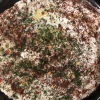 Vegan labneh at Mazal in Los Angeles