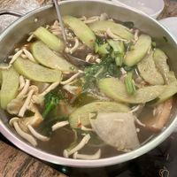 Vegan hot pot with my choice of toppings  at Hot Pot Heaven in Honolulu