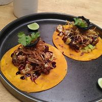 Coconut lemonade and farm cauliflower tacos at Cultiva Pizza Shop - Greenhouse Restaurant in Nairobi