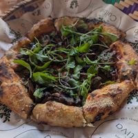 "Greta Thunberg" pizza at Cultiva Pizza Shop - Greenhouse Restaurant in Nairobi