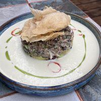 Mushroom ceviche  at Cultiva Pizza Shop - Greenhouse Restaurant in Nairobi