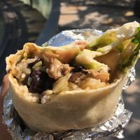 Vegan large burrito at Taco Rico - Midtown in Tokyo