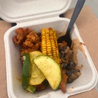 Hot bar Mexican on Tuesdays  at Deep Roots Market in Greensboro