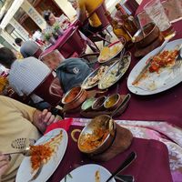 Comida para compartir at Swaagat The Taste of India in Lisbon