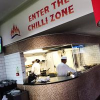 Open kitchen  at The Bas Bar in Rochester