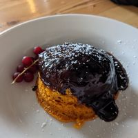 Chocolate orange pudding at The Dolphin Tavern in Penzance